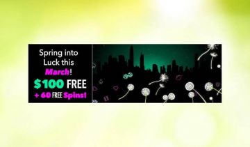 Check out the March 2020 Spring Into Luck Promotion from Uptown Aces Casino