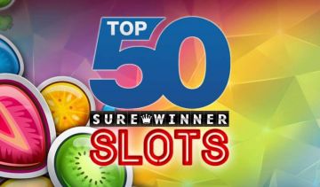 The top 50 slots we have ever reviewed at Surewinner.com